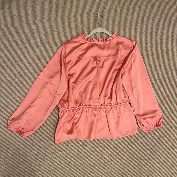 J. Crew Peach Button-Down Blouse - Picture 9 of 13